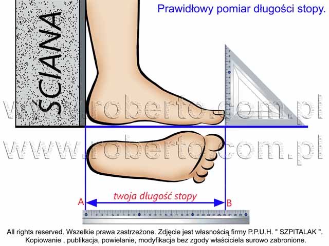 Powiksz: (001) PRAWIDOWY DOBR WIELKOCI OBUWIA